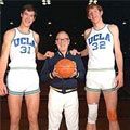 Swen Nater, John Wooden and Bill Walton.